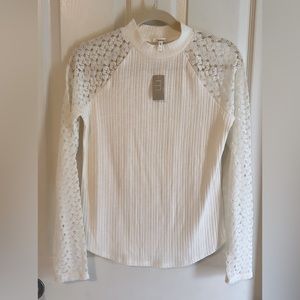 Maurices White Long sleeve Top